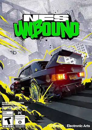 Front. Electronic Arts - NFS Unbound. - T (Teen 13+)