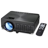GPX - PJ300B LED Projector with Bluetooth - Black - Front_Zoom