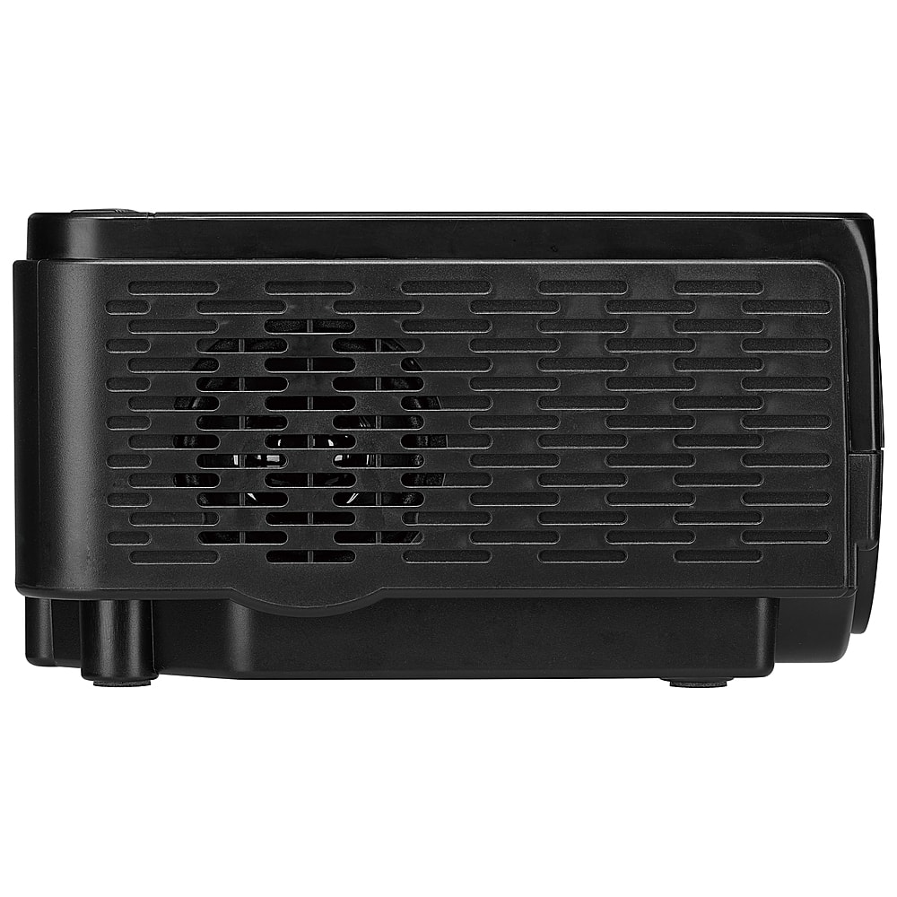 Back. GPX - PJ300VP LED Projector with Bluetooth, Screen Included - Black.