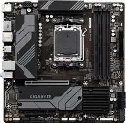 GIGABYTE - B650M DS3H (Socket AM5) USB 3.2 Gen2 AMD Motherboard - Black - Front_Zoom