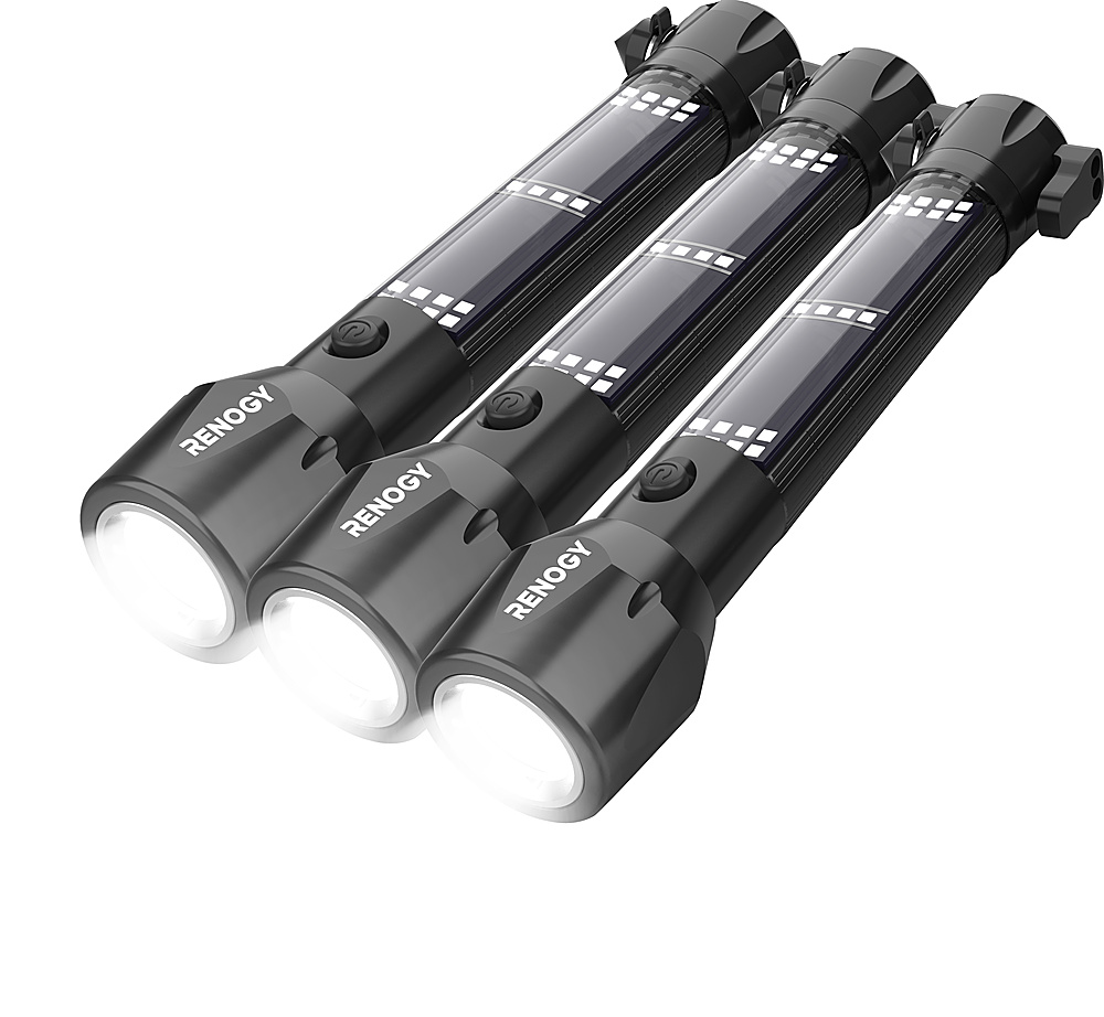 Best Buy essentials™ 800-Lumen Rechargeable LED Flashlight Black BE-BFL300A  - Best Buy
