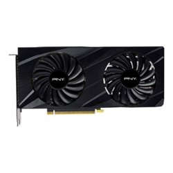 PNY - NVIDIA GeForce RTX 3060 12GB GDDR6 PCI Express 4.0 Graphics Card with Dual Fan - Front_Zoom