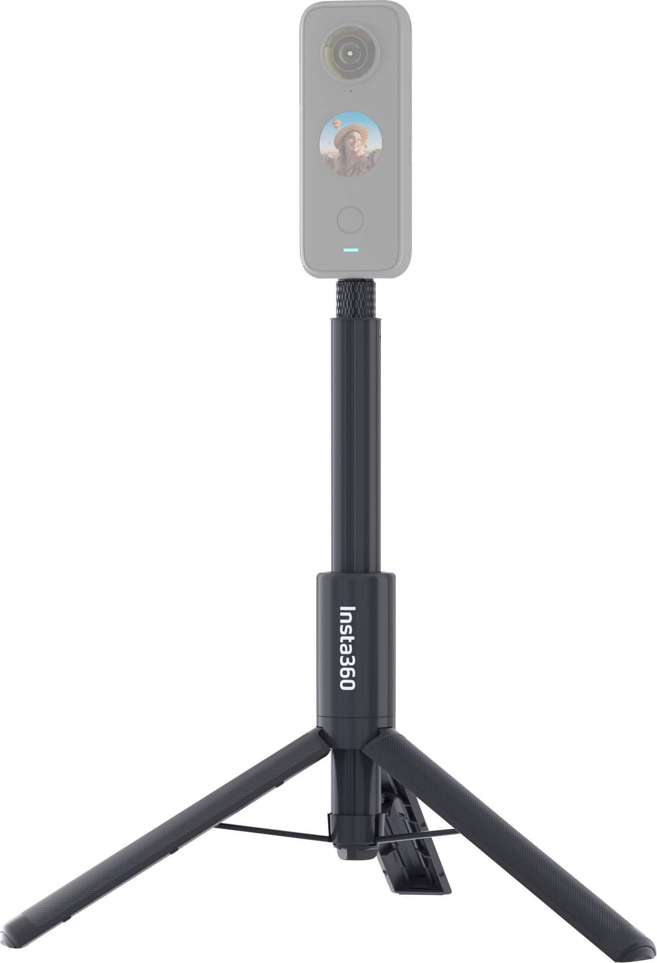 Angle. Insta360 - 41.3" 2-in-1 Invisible Selfie Stick and Tripod - Black.