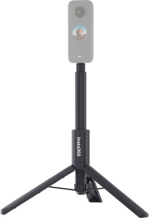 Insta360 - 41.3" 2-in-1  Invisible Selfie Stick and Tripod - Black