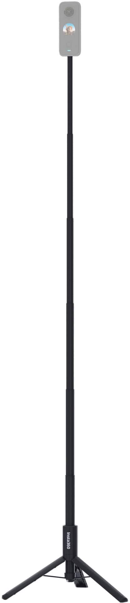 Left. Insta360 - 41.3" 2-in-1 Invisible Selfie Stick and Tripod - Black.