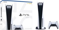 Front. Sony - PlayStation 5 Console - White.