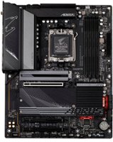 GIGABYTE - B650 AORUS ELITE AX (Socket AM5) AMD B650 ATX DDR5 Wi-Fi 6E Motherboard - Black - Front_Zoom