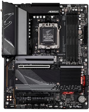 GIGABYTE - B650 AORUS ELITE AX (Socket AM5) AMD B650 ATX DDR5 Wi-Fi 6E Motherboard - Black