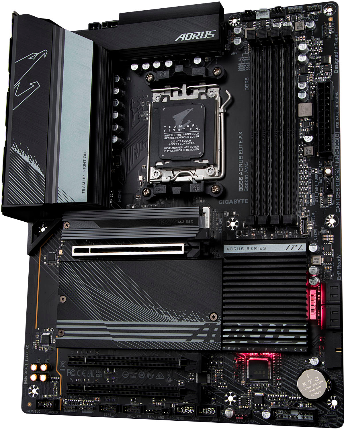 GIGABYTE GA B650 AORUS ELITE AX AMD B650 DDR5 6600(OC) MHz M.2 USB3.2