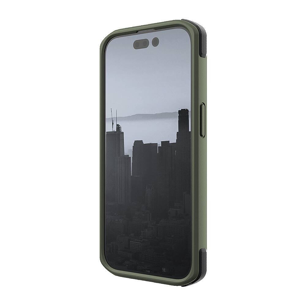 Angle View: Raptic - Secure Case for Apple iPhone 14 Pro - Moss Green