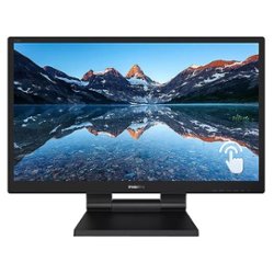 Philips - 242B9T 23.8" IPS LCD Touchscreen Monitor with SmoothTouch - Black - Front_Zoom