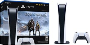 Sony - PlayStation 5 Digital Edition God of War Ragnarök Console Bundle - Front_Zoom