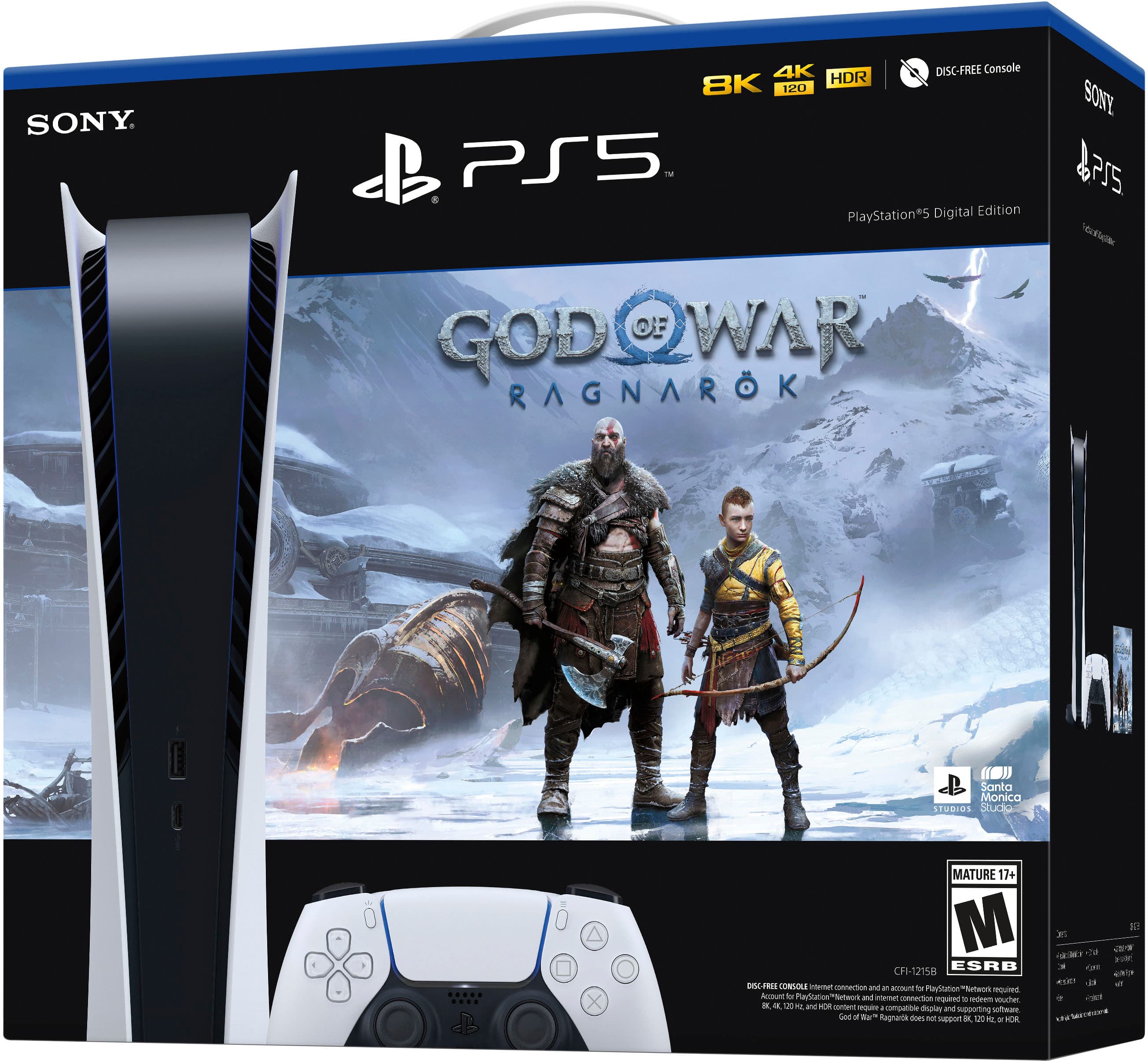 Best Buy: Sony PlayStation 5 Digital Edition God of War Ragnarök