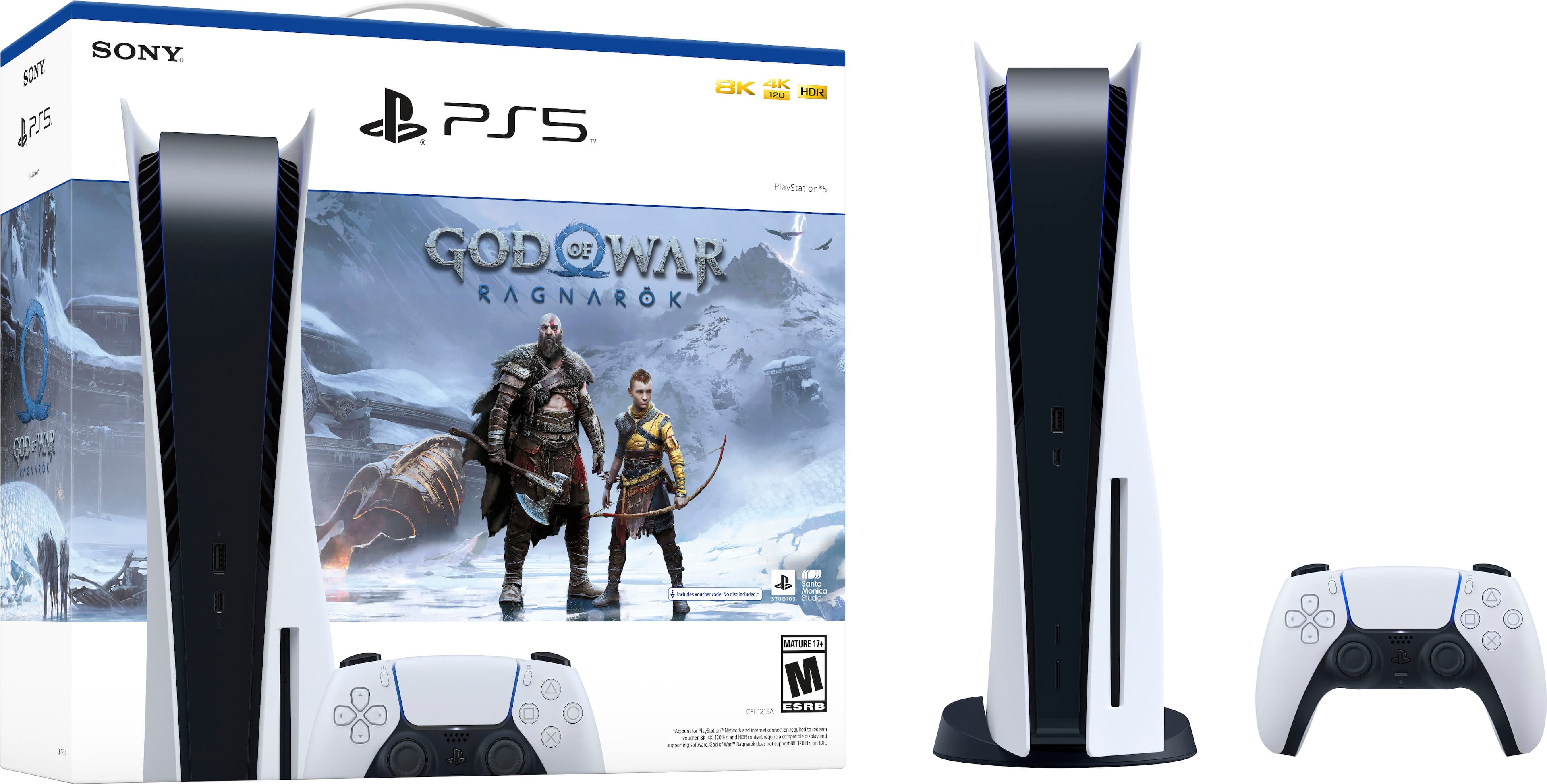 Sony PlayStation 5 God of War Ragnarök Console Bundle