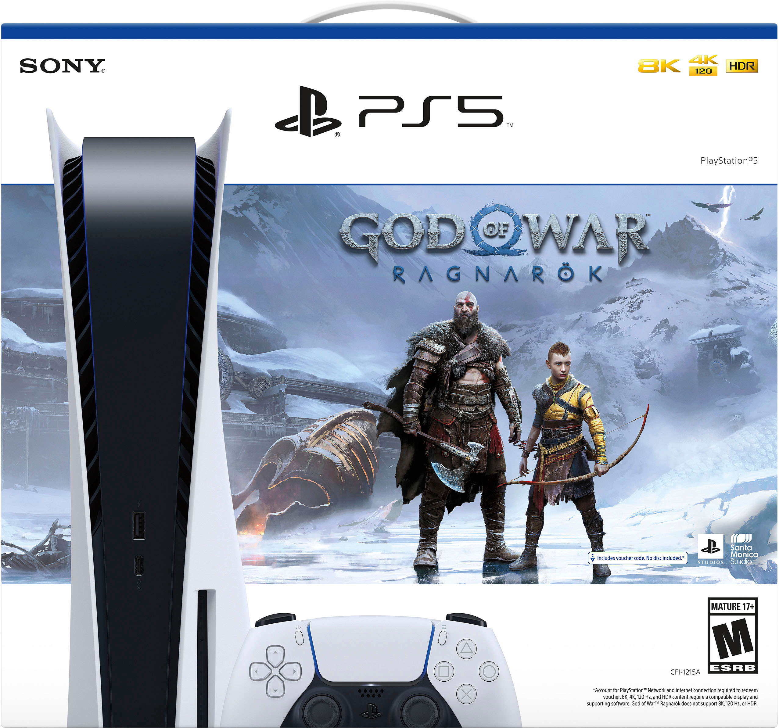 Best Buy: Sony PlayStation 5 God of War Ragnarök Console Bundle