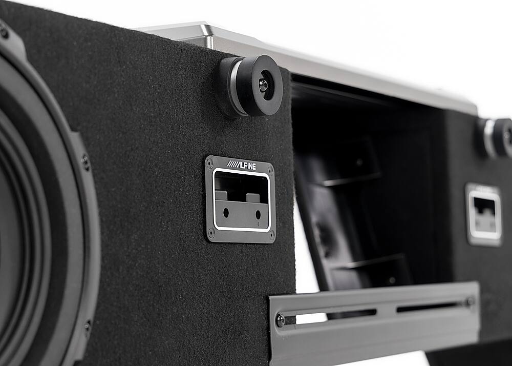 Alt View 21. Alpine - 8" S-Series Dual Loaded Truck Enclosure - Black.