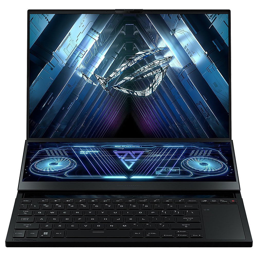 ASUS – ROG Zephyrus Duo 16″ Gaming Laptop with ROG ScreenPad Plus – AMD Ryzen 7 6800H – 16GB Memory – 1TB SSD – Black