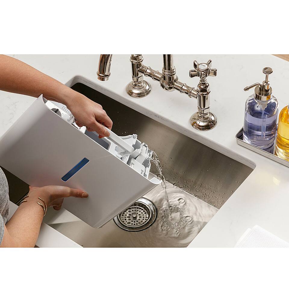 Alt View 16. GE - 22-Pint Energy Star Portable Dehumidifier with Smart Dry for Damp Spaces - White.