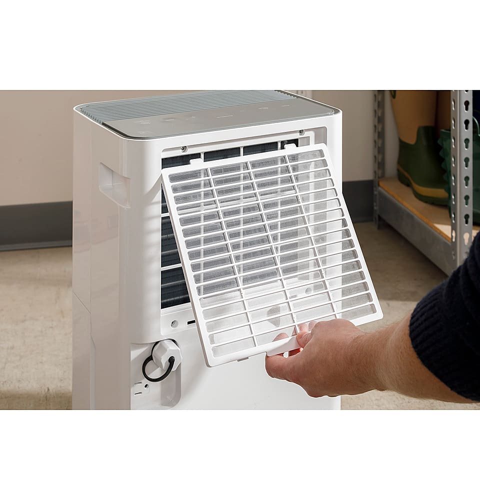 Alt View 15. GE - 35-Pint Energy Star Portable Dehumidifer with Smart Dry for Very Damp Spaces - White.