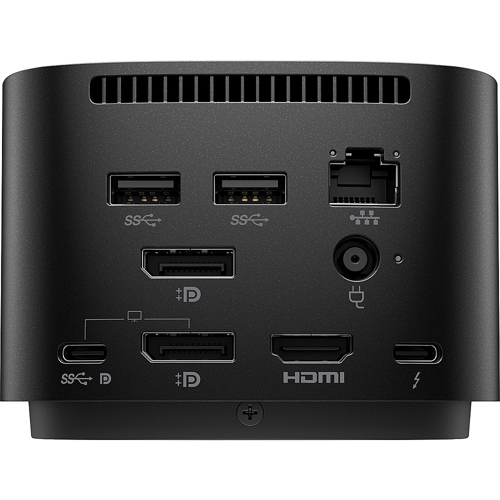 Alt View 17. HP - Thunderbolt 4 Docking Station - Black.