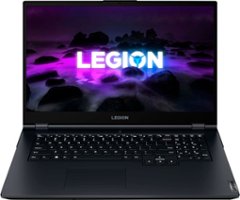 Lenovo - Legion 5 17.3" 144Hz Gaming Laptop FHD - Ryzen 7 5800H - RTX 3050 4GB - with 8GB RAM and 512GB SSD - Phantom Blue - Front_Zoom