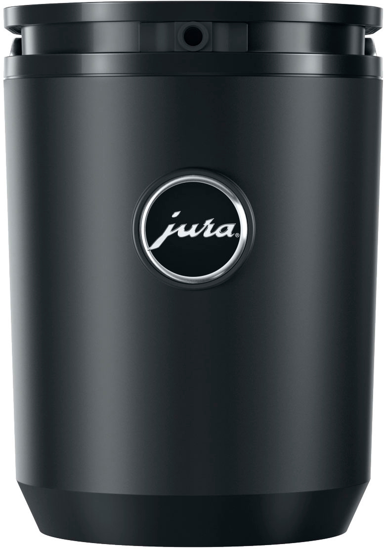 Left View: Jura - Cool Control 0.6L Milk Cooler - Black