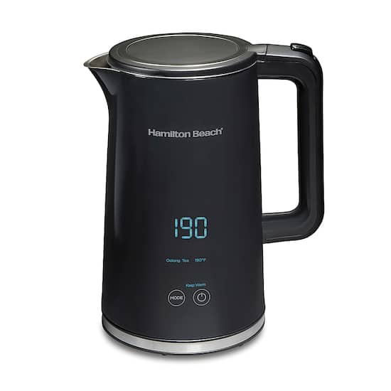 Hamilton Beach Cool Touch Digital 1.7 Liter Kettle Black 41033