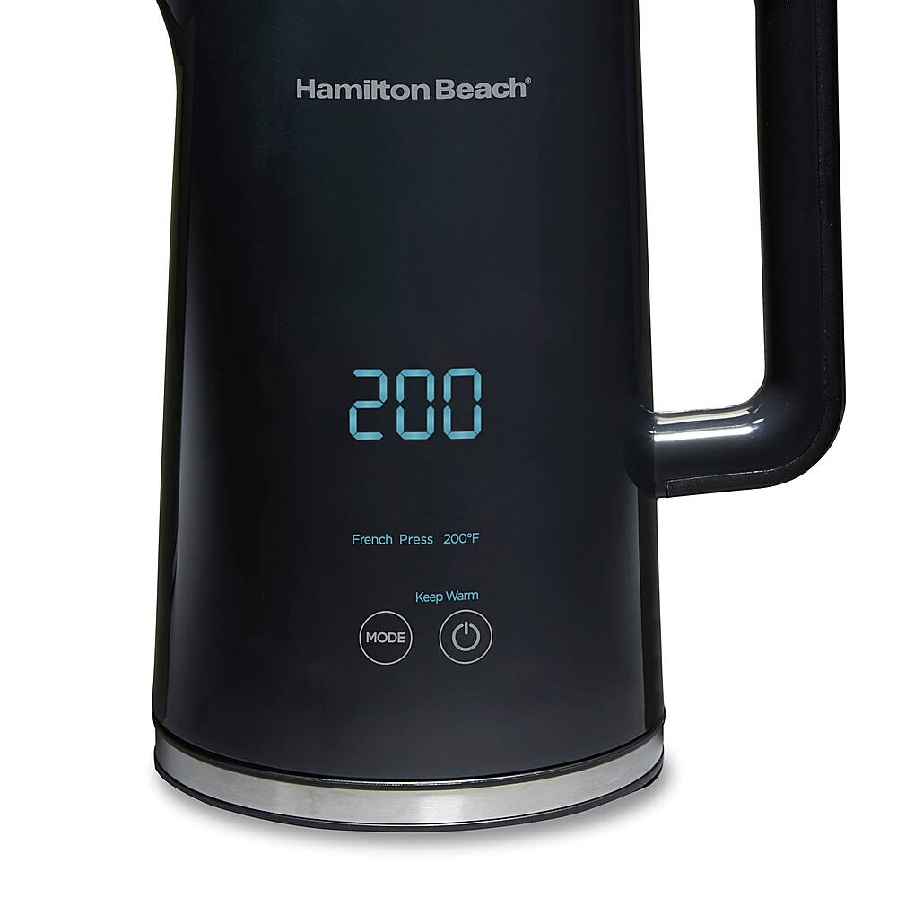 Alt View 11. Hamilton Beach - Cool-Touch Digital 1.7 Liter Kettle - Black.