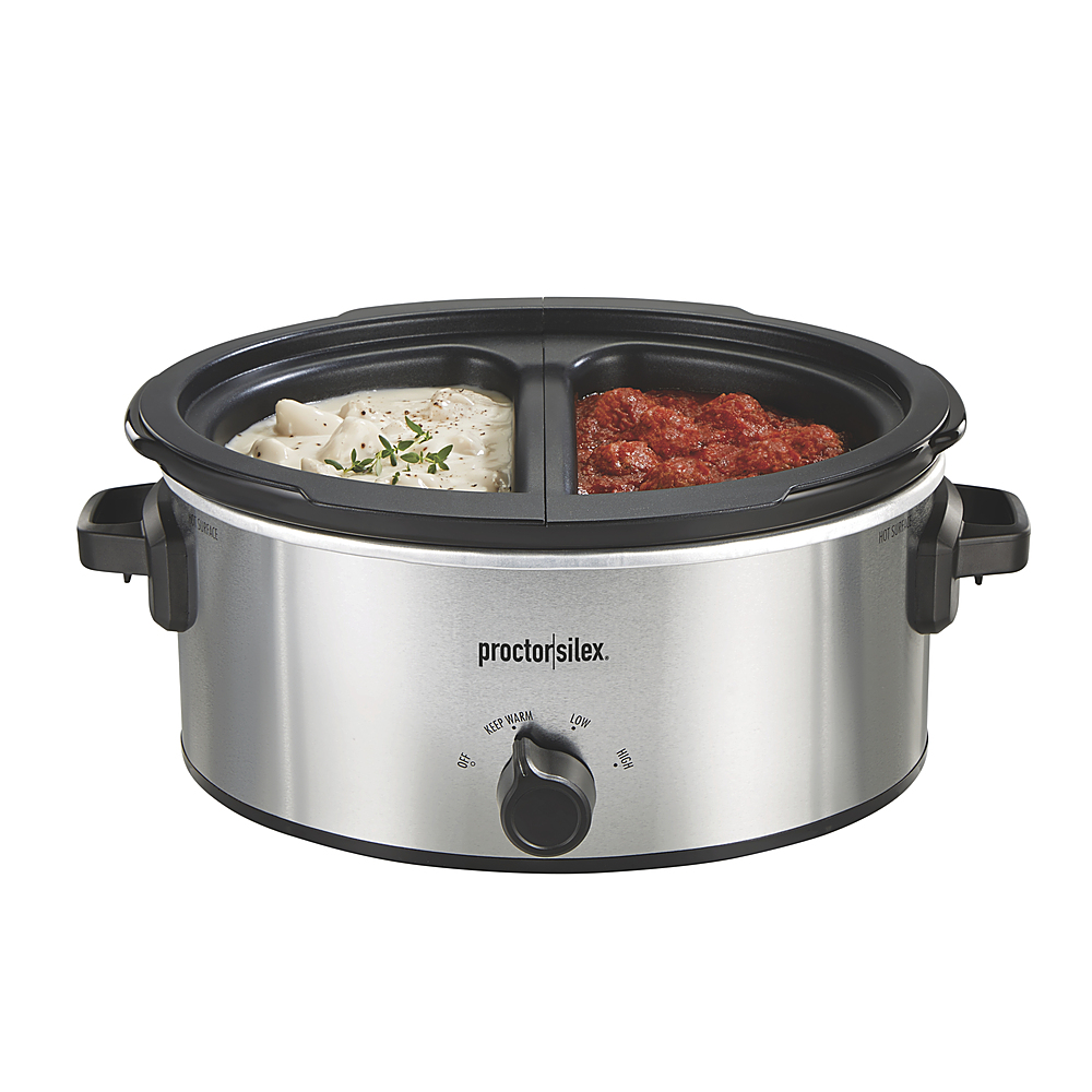 Weston 2-in-1 Indoor Electric Smoker and Programmable Slow Cooker 6 qt