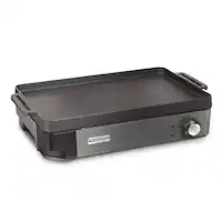 Hamilton Beach - Professional Cast Iron Electric Grill - Black - Front_Zoom