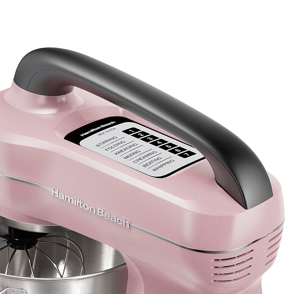 Alt View 11. Hamilton Beach - 300 Watt 7 Speed Stand Mixer - Pink.