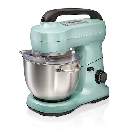 Front. Hamilton Beach - 300 Watt 7 Speed Stand Mixer - Blue.