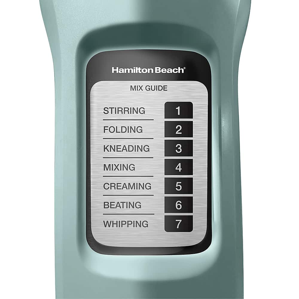 Alt View 12. Hamilton Beach - 300 Watt 7 Speed Stand Mixer - Blue.