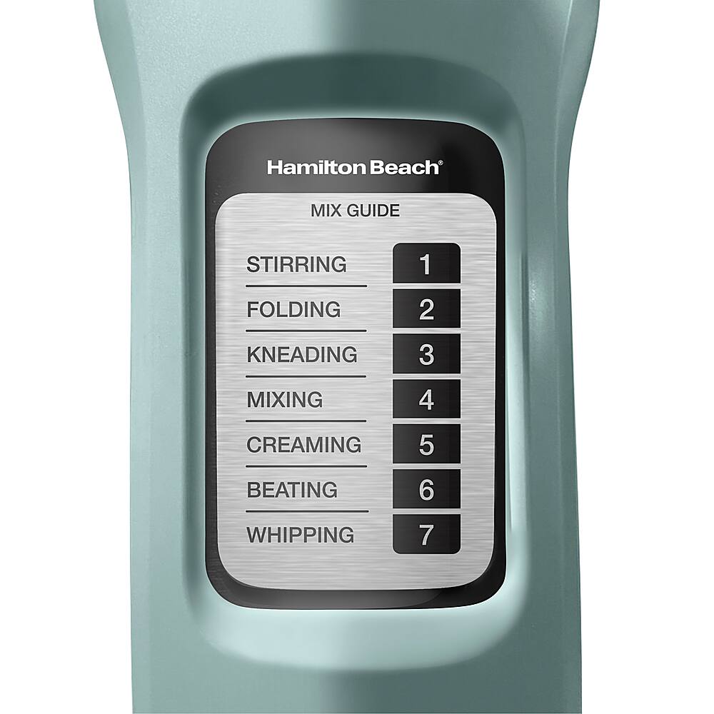 Alt View 12. Hamilton Beach - 300 Watt 7 Speed Stand Mixer - Blue.