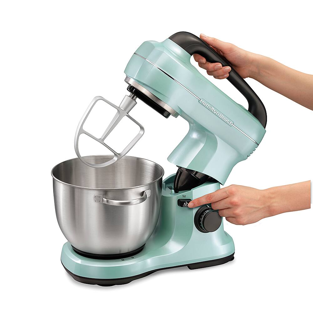 Alt View 13. Hamilton Beach - 300 Watt 7 Speed Stand Mixer - Blue.