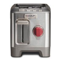 Wolf Gourmet - Two-Slice Toaster - STAINLESS STEEL - Front_Zoom