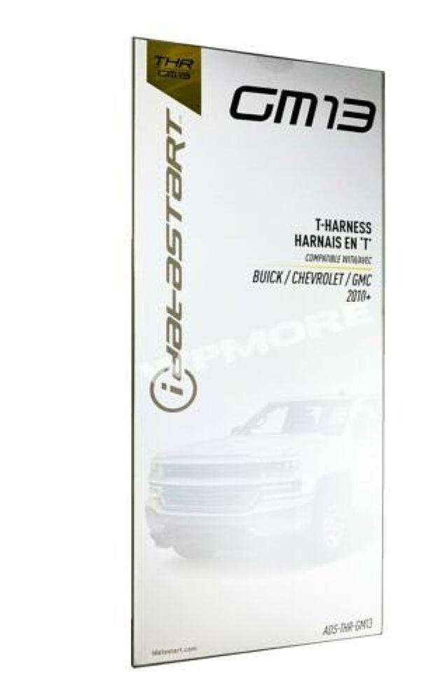 Angle. iDataStart - T’-harness for select GM ‘Push-to-start’ 2010 and up - Black.