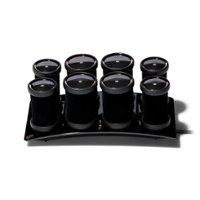 T3 - Volumizing Hot Rollers Luxe Set with Dual Temperature Control - Black - Angle_Zoom