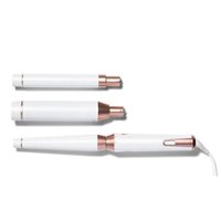 T3 - Whirl Trio Styling Wand with 3 Interchangable Wand Barrels - White & Rose Gold - Angle_Zoom