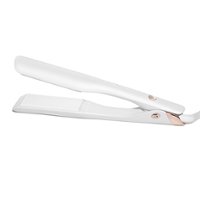 T3 - Lucea 1.5” Professional Straightening & Styling Iron - White & Rose Gold - Angle_Zoom