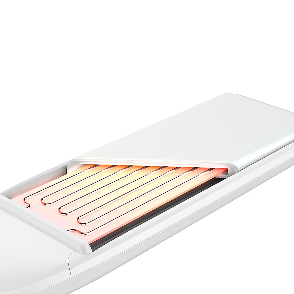 Alt View 18. T3 - Lucea 1.5” Professional Straightening & Styling Iron - White & Rose Gold.