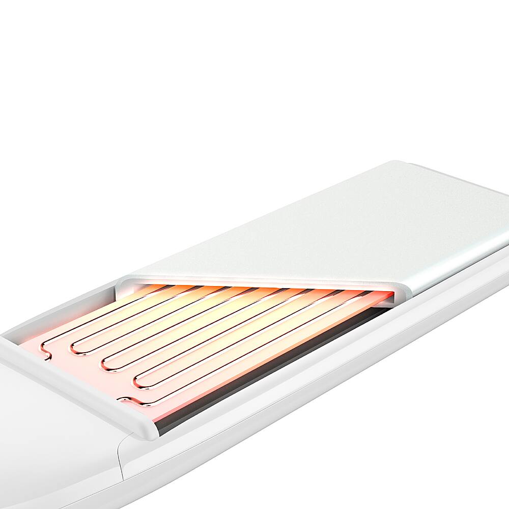 Alt View 18. T3 - Lucea 1.5” Professional Straightening & Styling Iron - White & Rose Gold.