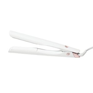 T3 - Lucea 1” Professional Straightening & Styling Iron - White & Rose Gold