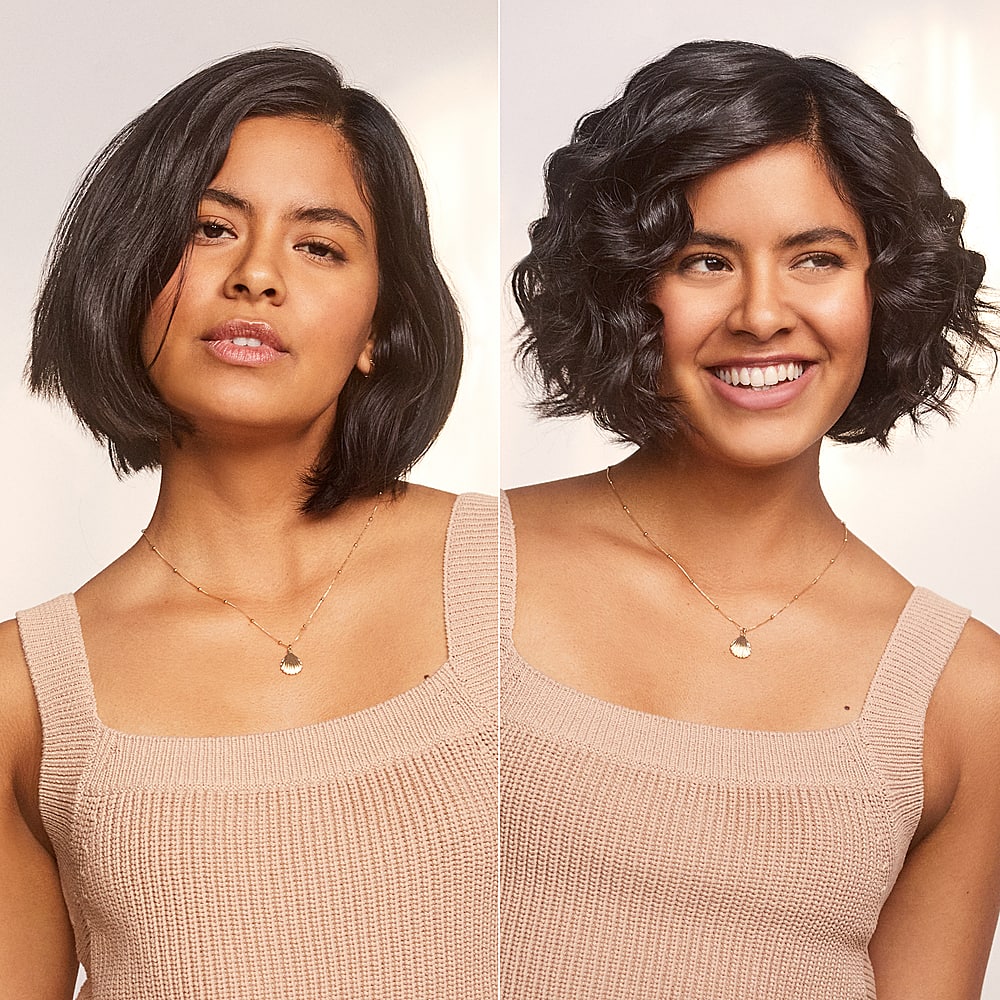 Alt View 13. T3 - SinglePass Wave 1 ¼” – ¾” Tapered Styling Wand - White & Rose Gold.