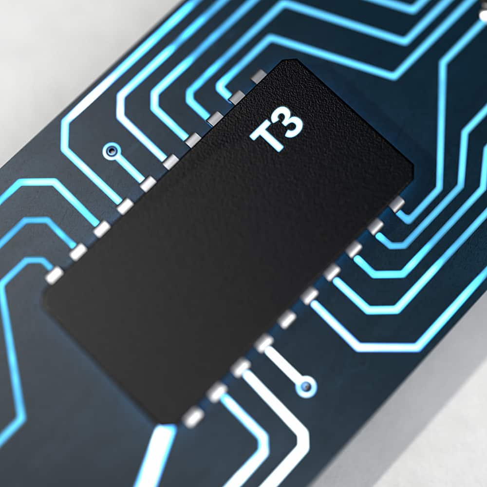 Alt View 19. T3 - SinglePass Wave 1 ¼” – ¾” Tapered Styling Wand - White & Rose Gold.