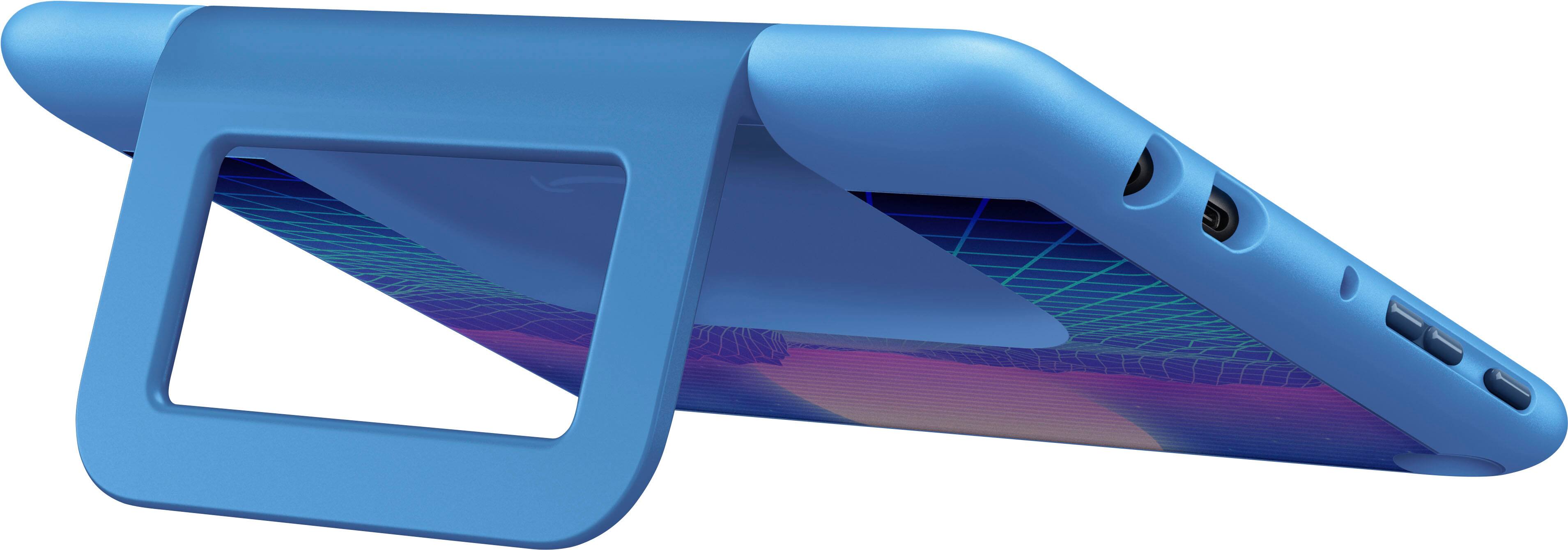 Angle. Amazon - Kid-Friendly Case for Fire HD 8 tablet (Only compatible with 12th generation tablet, 2022 release) - Cyber Sky.