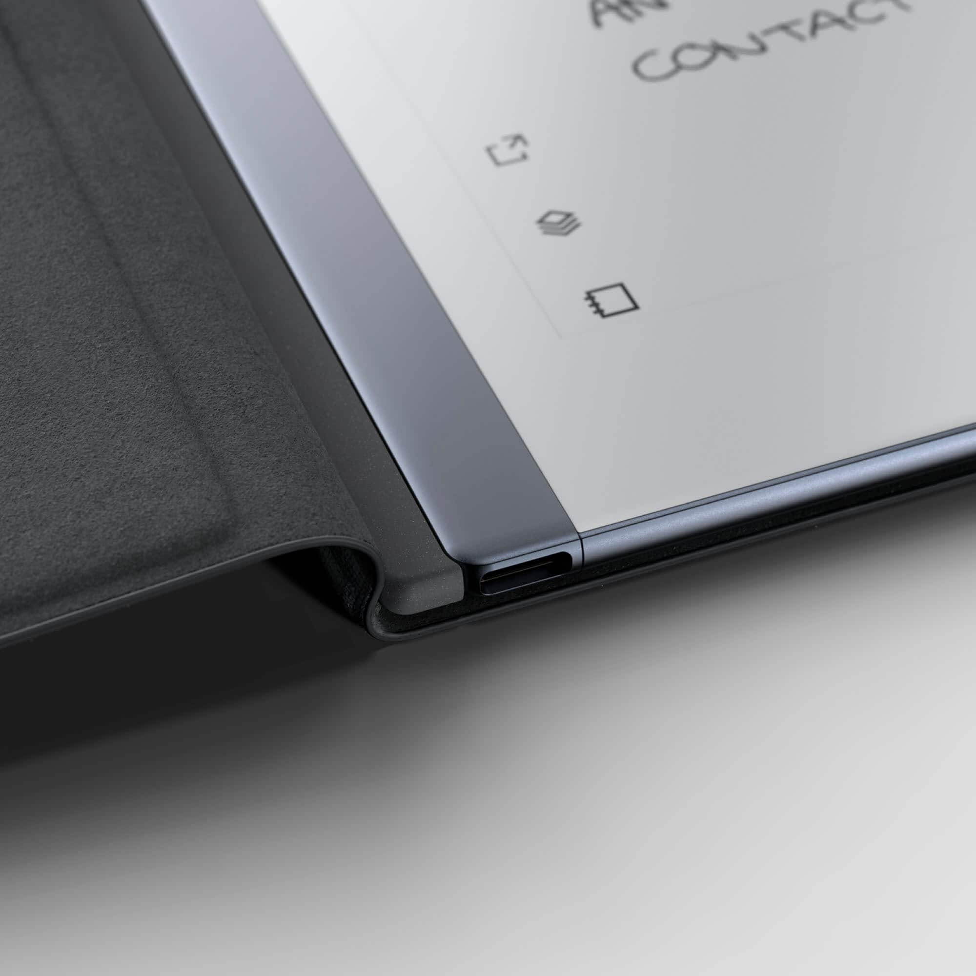 Alt View 11. reMarkable - reMarkable 2 - 10.3” Paper Tablet with Marker Plus and Premium Leather Book Folio - Black.