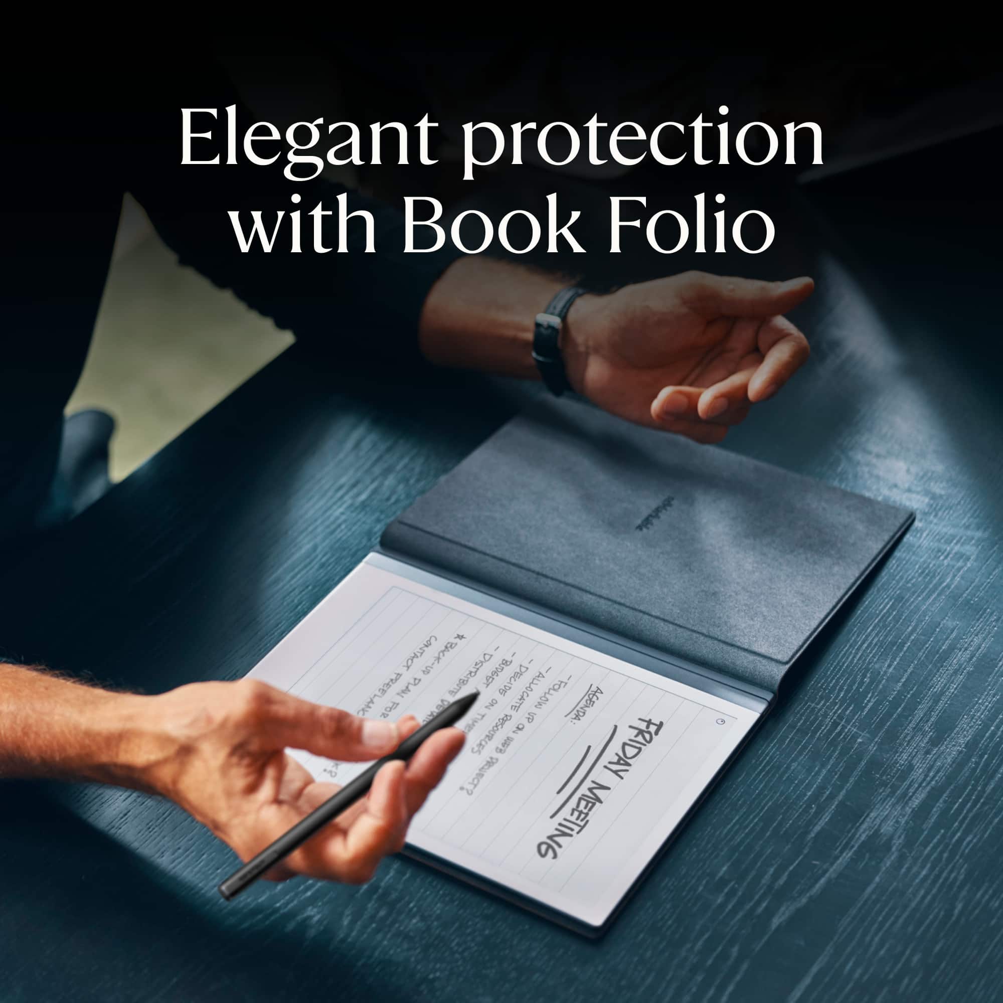 Elegant protection with Book Folio.