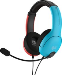 PDP - AIRLITE Wired Gaming Headset For Nintendo Switch, Nintendo Switch - OLED Model, & Nintendo Switch Lite - Neon Pop - Front_Zoom
