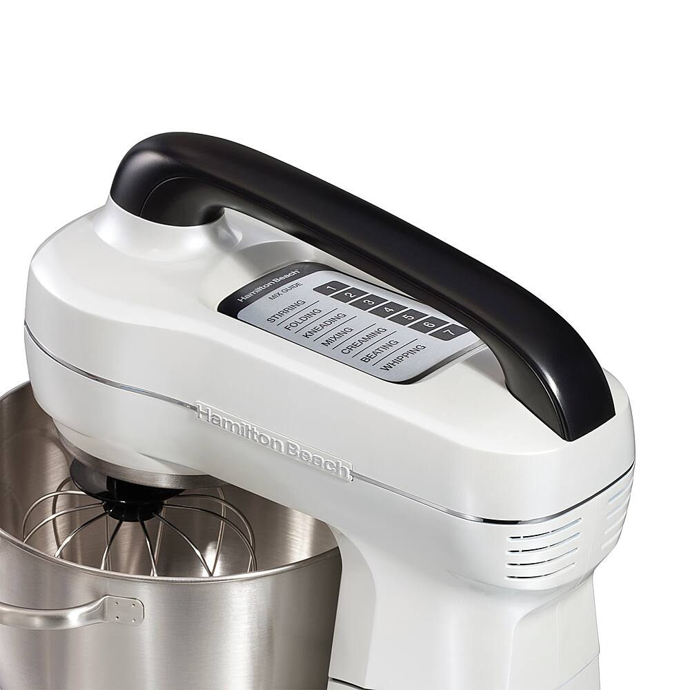 Alt View 11. Hamilton Beach - 300 Watt 7 Speed Stand Mixer - White.